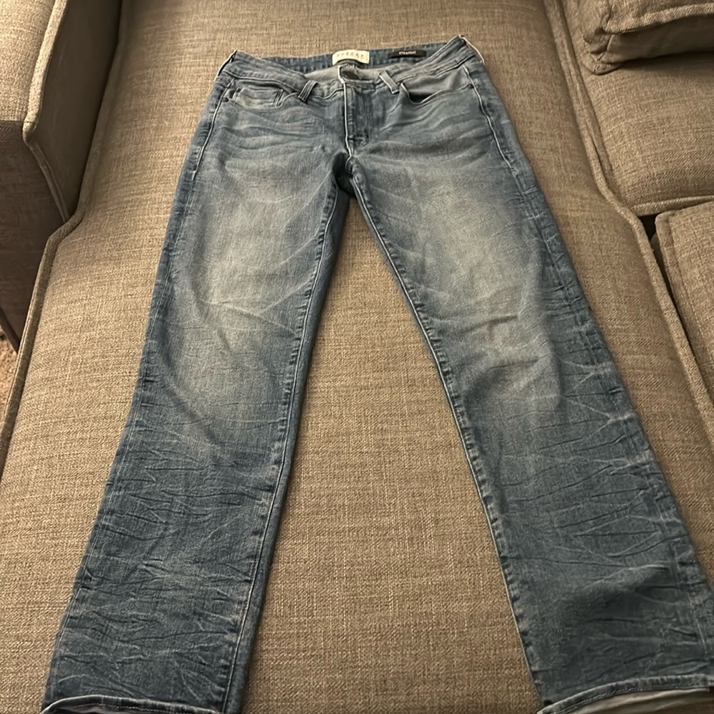 Parker Smith Straight Leg Jeans.